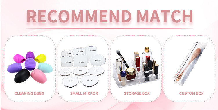 Electroplated Design Face Powder Brush , Good Makeup Brushes Wooden Handle