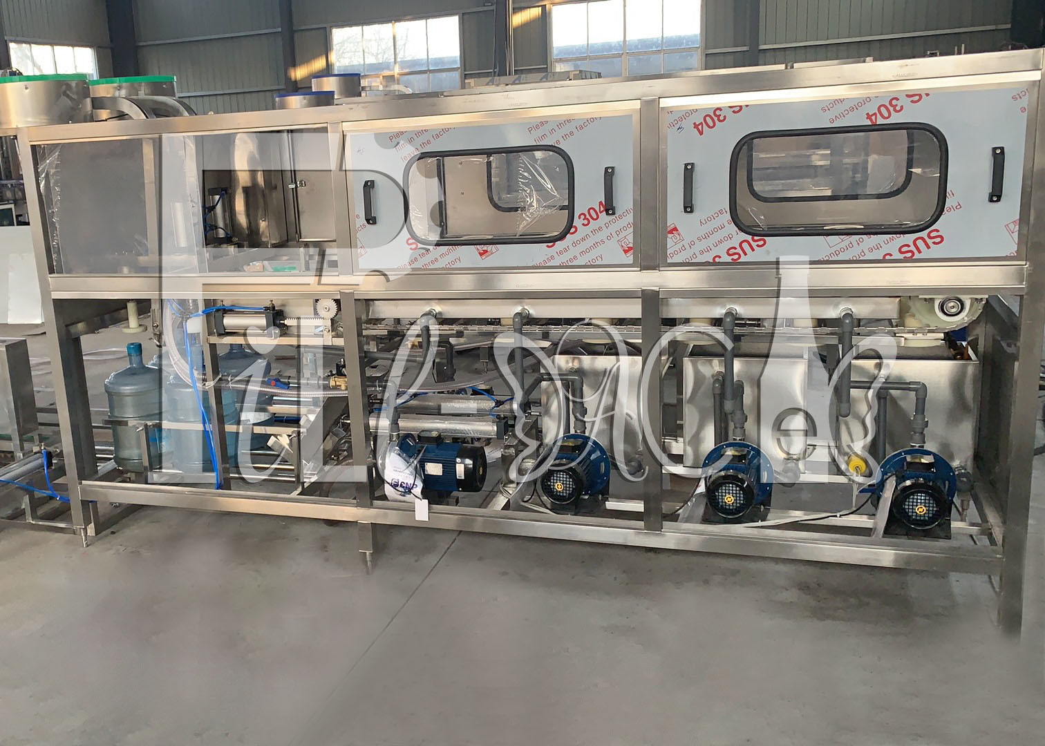 300bph 5 Gallon Drum PLC Barrel Water Filling Machine Automatic