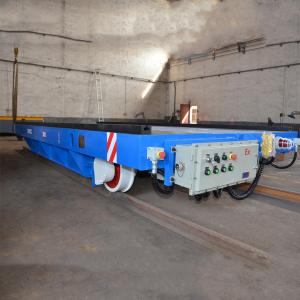 China Aluminium Product Manufacturing Industry Flat Transfer Cart On Rail wholesale