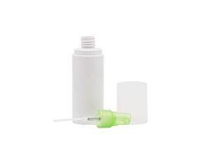 China Plastic Cosmetic Spray Bottle Fine Mist Pet 100ml White Cylinder wholesale