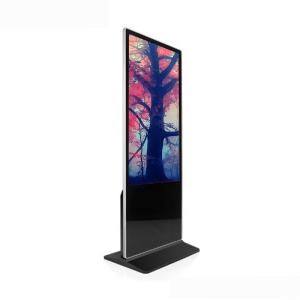 China 500 Cd/M² Brightness Floor Standing Touch Screen Kiosk , Freestanding Digital Signage wholesale