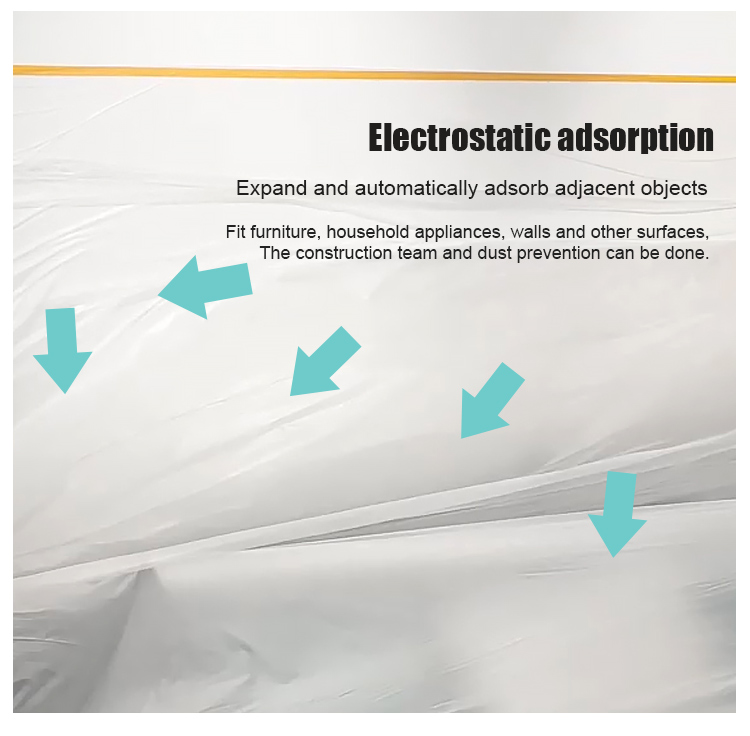 16m Length Stretch Film For High Temperature Outdoor Auto Paint Refinish Masking Paper