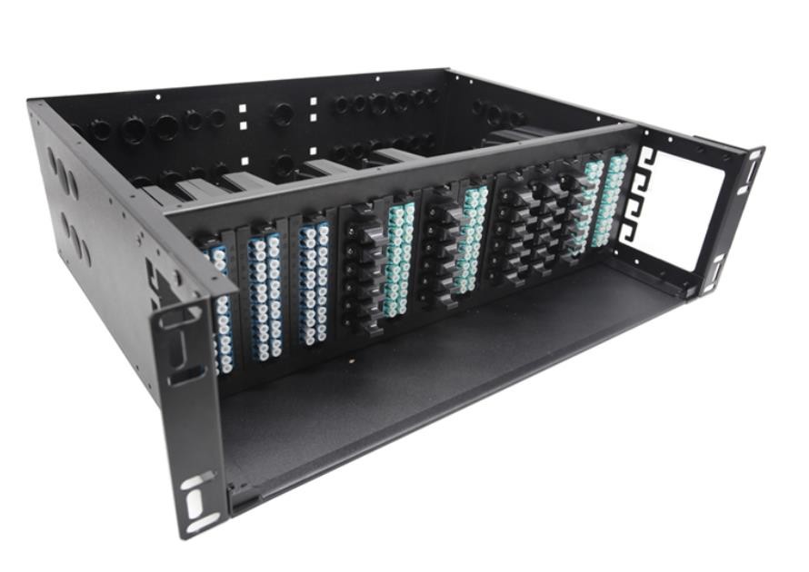 Duplex LC MPO/MTP Fiber Patch Panels 19 Inch 1U/2U/4U Data Center High Density