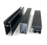 6063 Powder Coating Aluminum Door Profiles Glass Wardrobe Sliding Door Frame