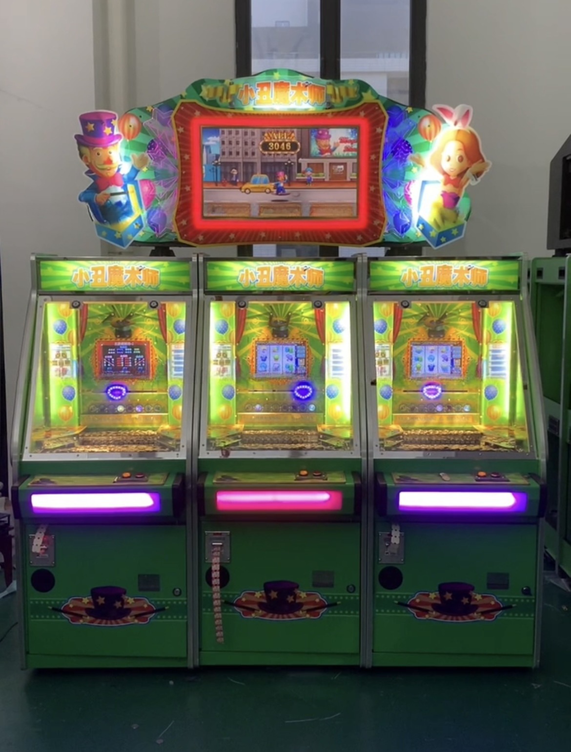 Coin Operation Joker Magician Amusement Arcade Machines For Indoor Game Center