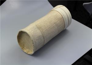China Anti Acid Aramid Filter Bag Carefully Fabricated Ease Installation High Filtration Blow Speed wholesale