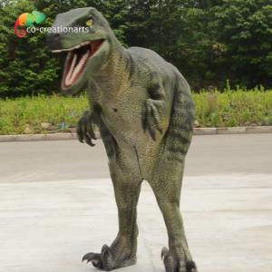 China 1.7m Animatronic Dinosaur Velociraptor Costume Realistic Create Spectacular Jurassic Scenes wholesale