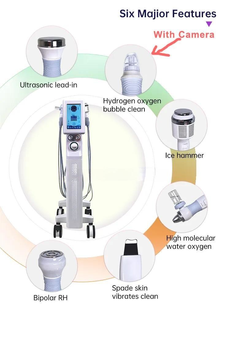 6 In 1 Hydra Beauty Machine Hydrodermabrasion Facial Cleaning Salon Equipment