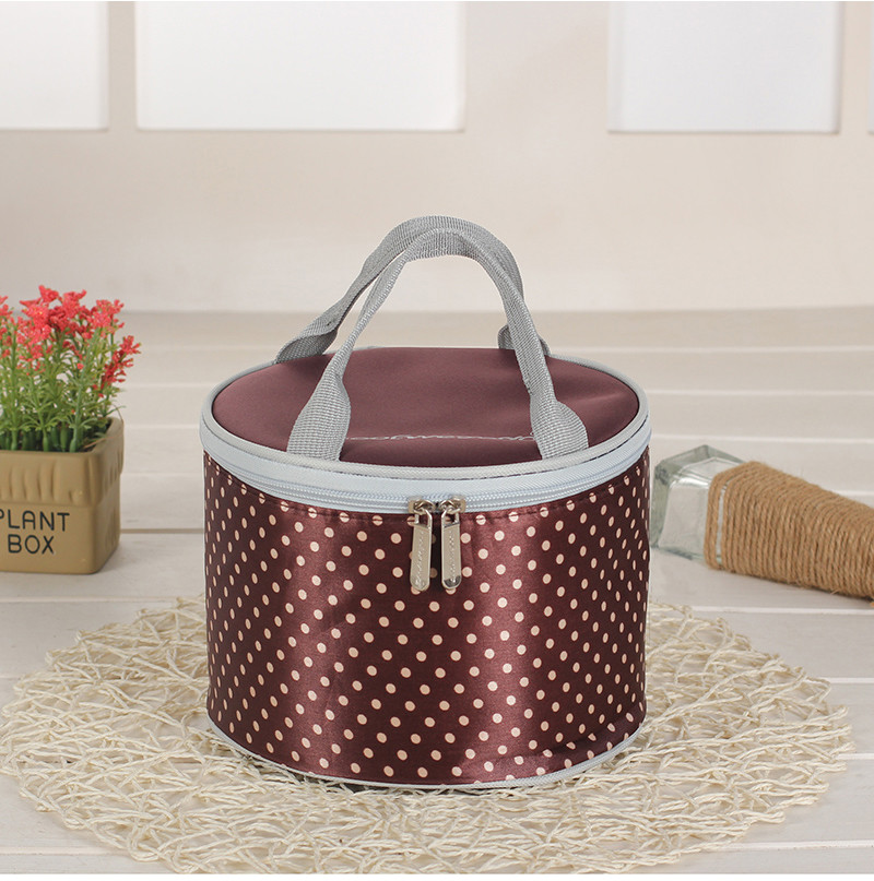 L19cm Polyester Insulated Thermo Foldable Lunch Bag