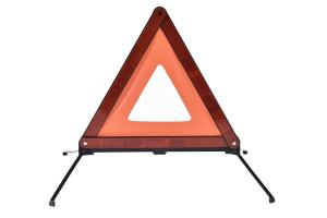 China Car Flashing Lights / Emergency Road Triangles With Fluorescence Cloth wholesale