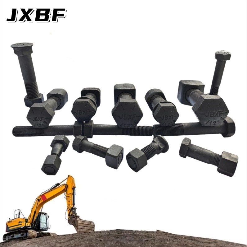 DIN Black Oxide Treated Hexagon Track Bolt Torque Strength Min. 1200Nm