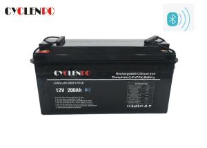 China 200ah 12 Volt Deep Cycle Marine Battery , Smart Lithium Ion Battery Anti Overcharge wholesale