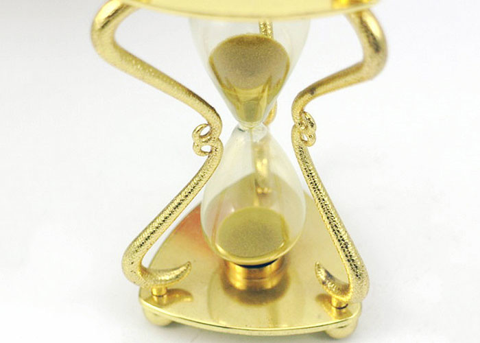 Brass Material Hourglass / Sand Clock 15 Mins / Custom Type Available