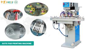 China 4 Color Automatic Pad Printing Machine For Pen barrels 6000pcs/hr on sale