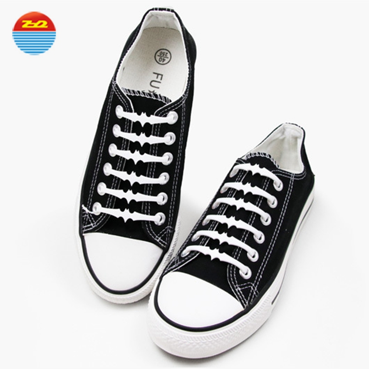 Grass Hook Creative Lazy Silicone Gifts No Tie Flat Custom Printed Elastic Shoelaces