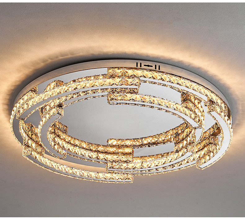 Luxury Crystal Ceiling Lamp Suitable for Living Room Bar Bedroom Ceiling Lamp(WH-CA-102)