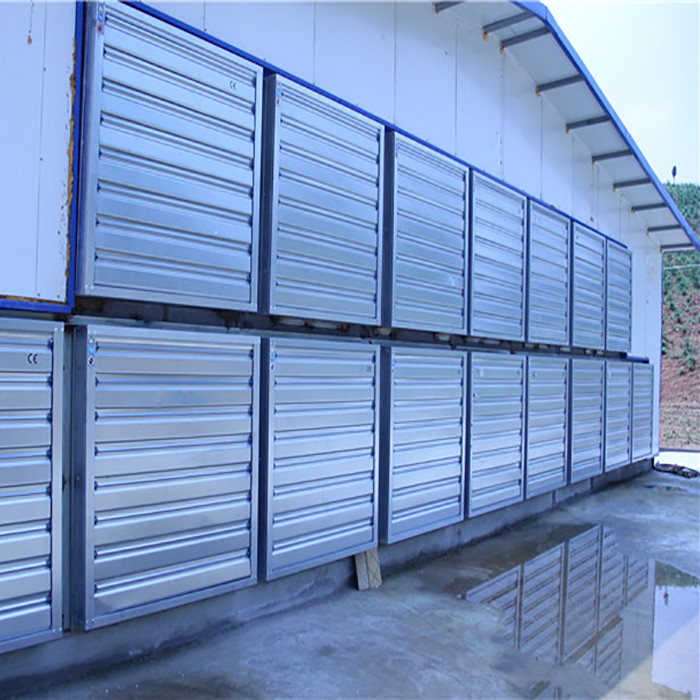 Energy Efficient Poultry Farm Climate Control System For Cooling Silver White Color