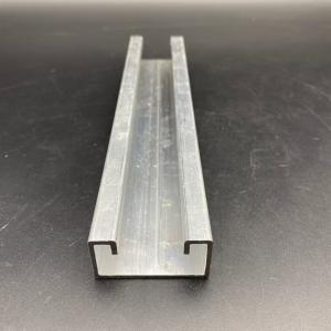 China C Profile Channel Aluminum Plain 3m 6m Unistrut Channel wholesale