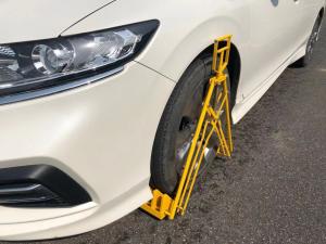 China Wheel Positioning Anti Slip Parking Space Blocker Handheld wholesale