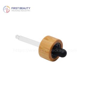 China Child Resistant Bamboo Dropper 20mm Sustainable wholesale