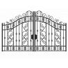 Buy cheap Outdoor Sliding Grill Cast Iron Driveway Gates For House Double Entry from wholesalers