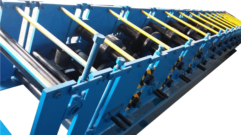 SGS CZ Purlin Roll Forming Machine 16 - 18 Stations Roll Forming Machine For Purlin