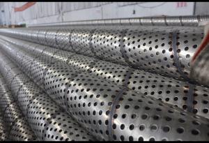China Hot Rolled Filtration Perforated Exhaust Pipe Welded Seam forElectronic Enclosures wholesale