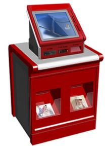 China Touch Screen Photo Booth Kiosk High Stability For Indoor Outdoor Environment wholesale