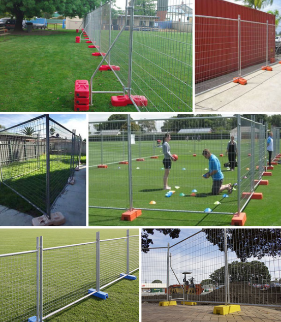 Easy assembly anti-rust galvanized steel temporary fence for sale
