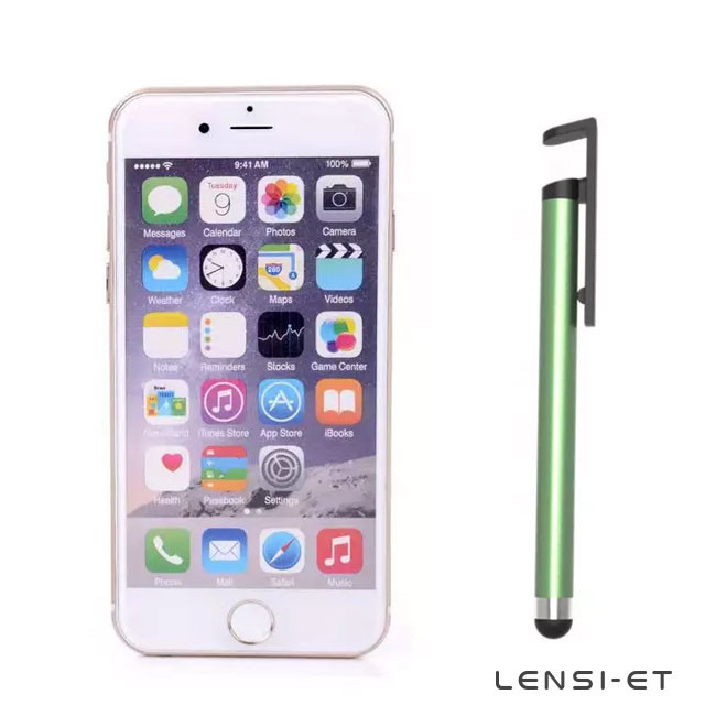 Plastic No Battery Colorful 2 In 1 Stylus Pen For Tablet Smoothly