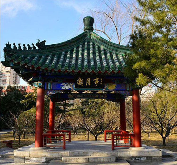 Handmade Outdoor Wooden Pergola 3.2m Chinese Pavilion Hexagon Wood Gazebo
