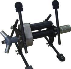 China Abrasive Steel Pipe Shot Blasting Machine , Stable Pipe Blasting Equipment wholesale