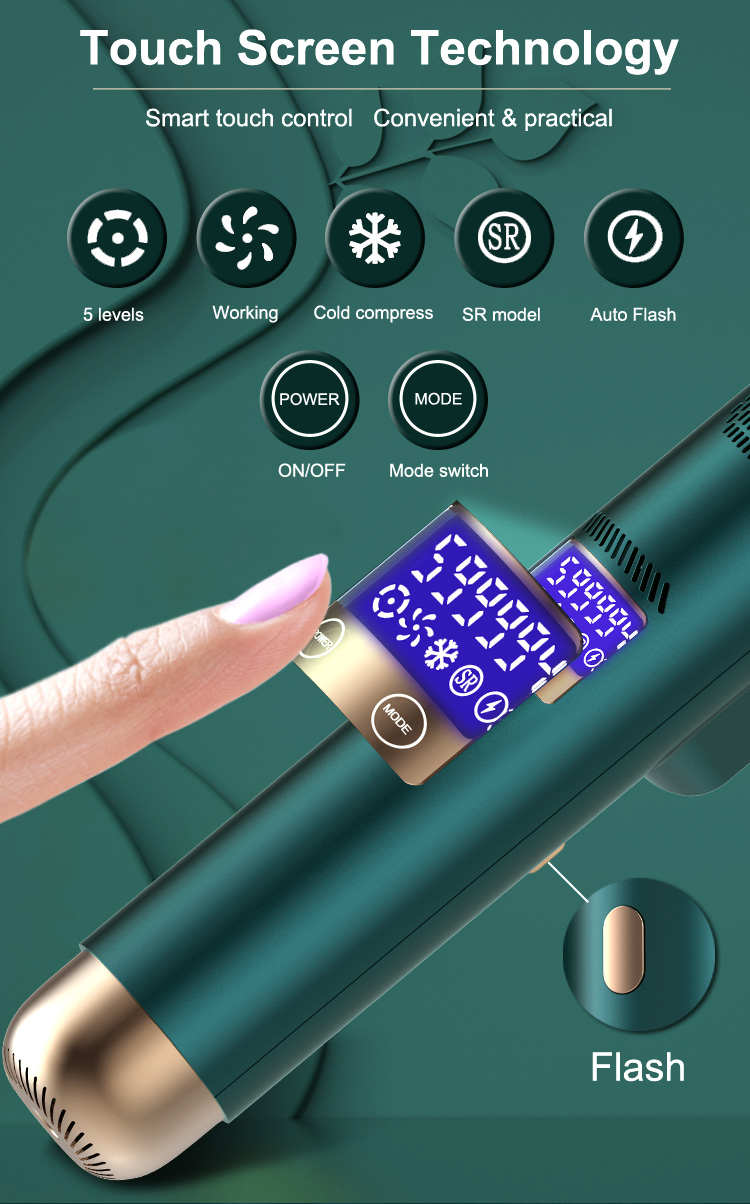 Laser Ipl Sapphire Hair Removal Machine 600000 Flashes Painless With Cooling Function