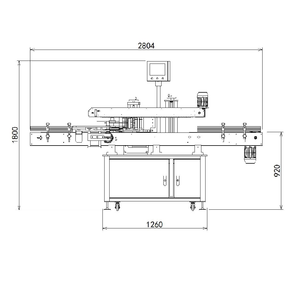 YM610 Fully Automatic Bottle Three Four Sides Wrap Around Labeller For Hexagon Glass Jam Spice Jars