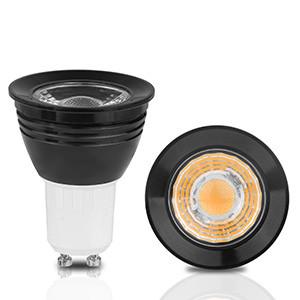 China Black cover COB 5W Gu10/ Mr 16/E27 Spot light wholesale