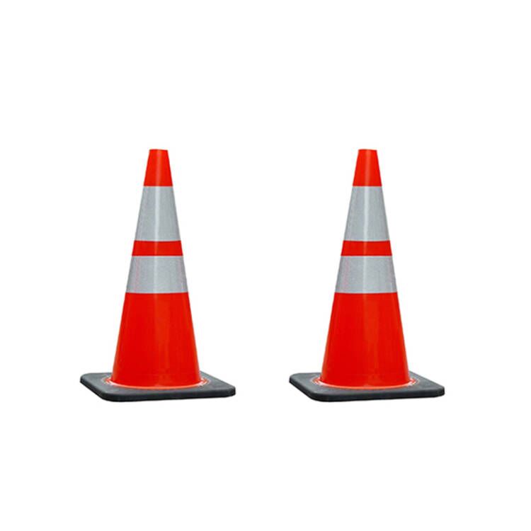 PVC Road Sign Safety Cone Traffic Warning Products with Reflective Taps SH-X056 70cm