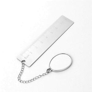 China Sublimation Blank Metal Bookmark With Ruler Custom Photo Printing Bookmark wholesale