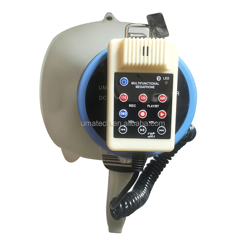 Hand Grip Shoulder Type 45W Exhaust Megaphone with Siren Private Mold Yes Battery NO