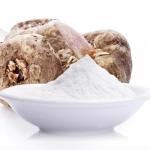 Green Natural Konjac Root Gum Flour Glucomannan Powder Food Ingredients