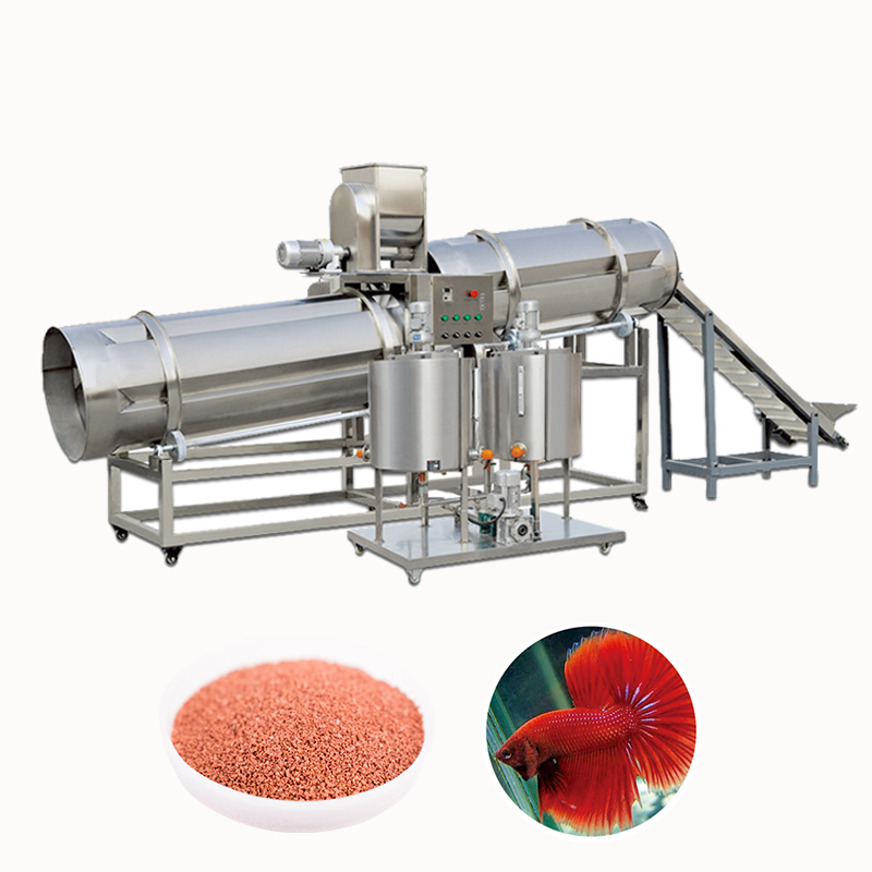 ABB Inverter Dry Floating Fish Feed Pellet Machine Automatic