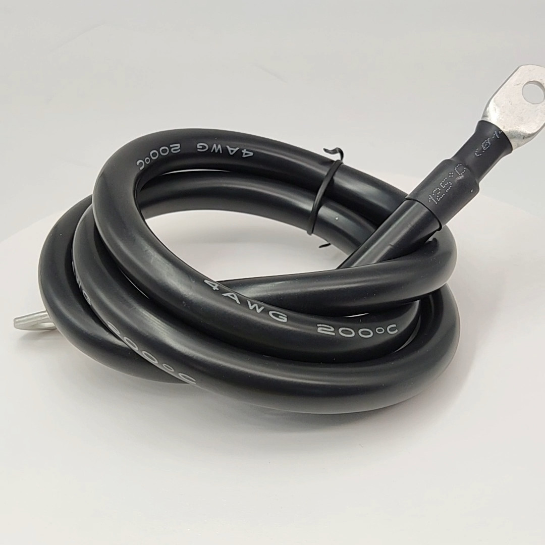 95mm2 120mm2 Industrial Truck Inverter To DC Positive Tinned Traction Battery Storage System Terminal Cable With Lugs