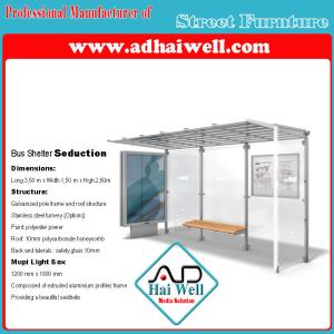 China Outdoor Furniture Bus Shelter wholesale