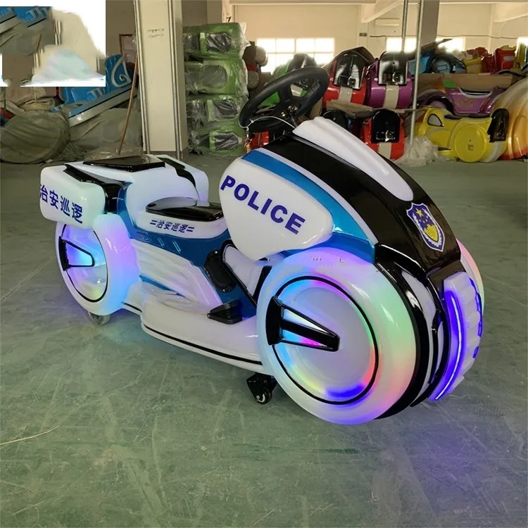 Fairground Theme Park Bumper Cars Electric Kid Motorcycle Customized