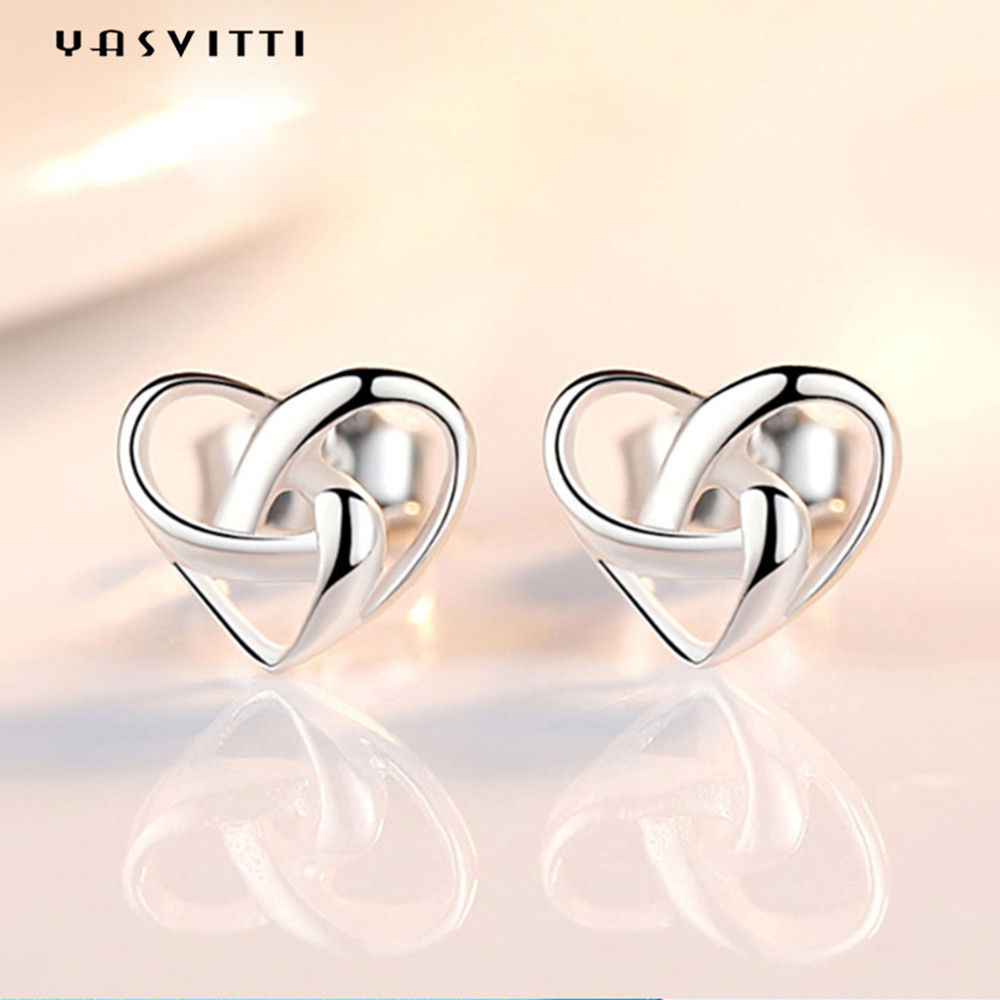 92.5% 1.5g Antler Sterling Silver Jewelry Sets SGS Love Earring Set Blue Antler