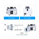 100W Solder Fume Extractor FES150S Smoke Absorber For Small Laser Printing
