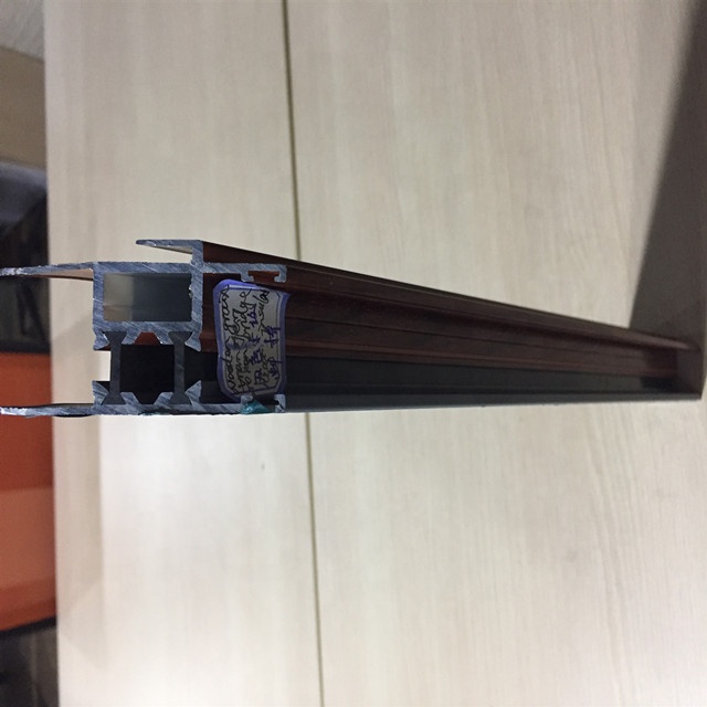 Double Glass Aluminum Door Profile Good Wear Resistance Long Working Life