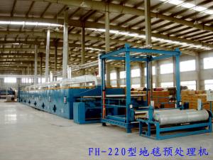 China Steam Heat Carpet Pre Coating Machine Oven Temperature 120 - 180℃ wholesale