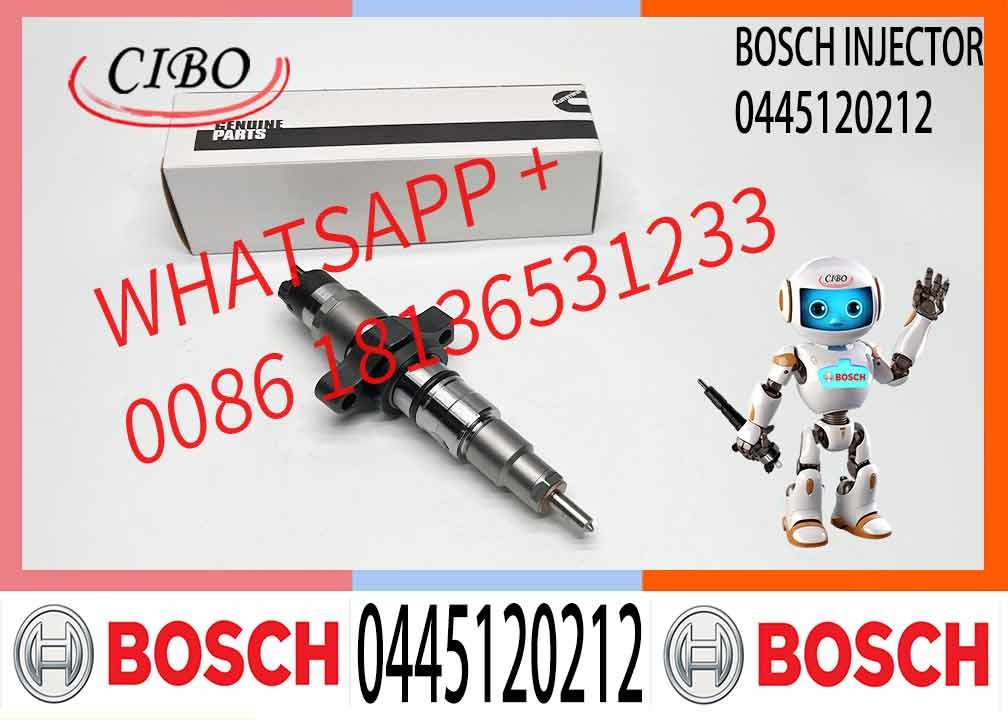 New Inyector Diesel 0445120212 Common Rail Injector 2830957 0445120007 For Cummins