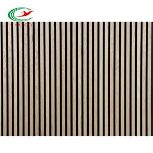 China Soundproof Acoustic Wood Wall Panel Heat Insulated 2400x600mm wholesale