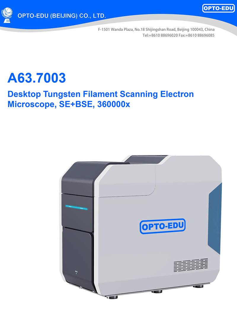 Opto Edu A63.7003 360000x Tungsten Filament Scanning Electron Microscope